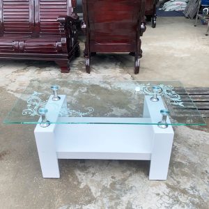 Thanh Lý Bàn Sofa Chữ H 1m Mặt Kính Mới 99% (Nhiều Màu)