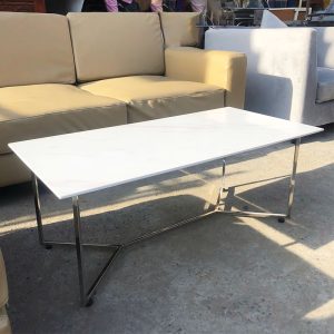 Bàn Sofa Mặt Đá Chân Inox 1m Cũ