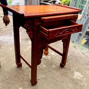 Bàn Thờ 1m07 1 Tầng Gỗ Tự Nhiên Cũ