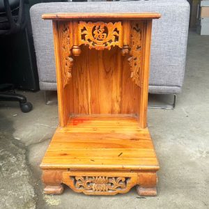 Bàn Thờ Ông Địa 37cm Gỗ Tự Nhiên Cũ