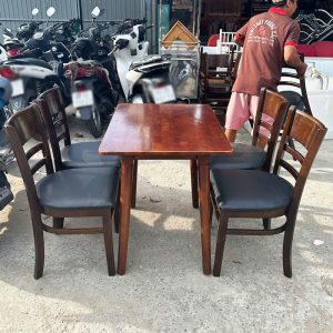 Bộ Bàn Ghế Cabin 80cm Cho Quán Ăn, Quán Cafe Cũ