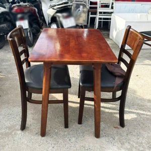 Bộ Bàn Ghế Cabin 80cm Cho Quán Ăn, Quán Cafe Cũ