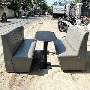 Bộ Bàn Ghế Cafe 1m25 Gồm 3 Món Cũ