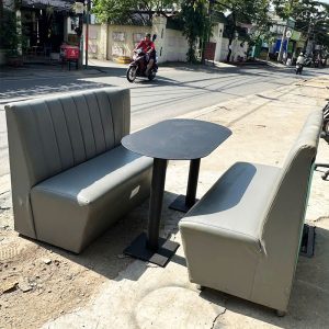 Bộ Bàn Ghế Cafe 1m25 Gồm 3 Món Cũ