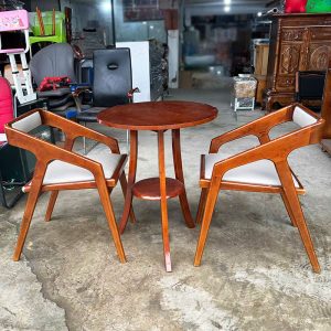Bộ Bàn Ghế Cafe Hiroshi Cũ Kèm Bàn 2 Tầng