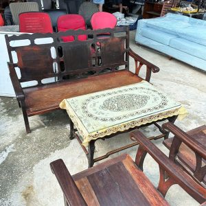 Bộ Salon Gỗ 1m6 Phong Cách Cổ Xưa Cũ