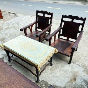 Bộ Salon Gỗ 1m6 Phong Cách Cổ Xưa Cũ