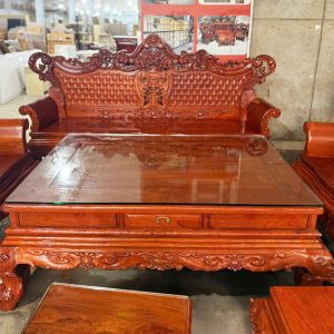 Bộ Salon Gỗ Đỏ Hoàng Gia Cũ Giá Siêu Sốc