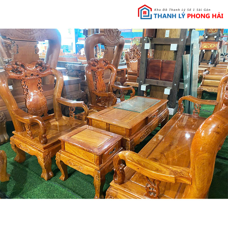 bo-salon-go-huong-da-dinh-dao-tay-10-moi-99 Bộ Salon Gỗ Hương Đá Đỉnh Đào Tay 10 Mới 99%