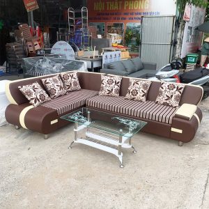 Bộ Sofa Góc L 2m5 Kèm Bàn Mới 99% (Nhiều Màu)