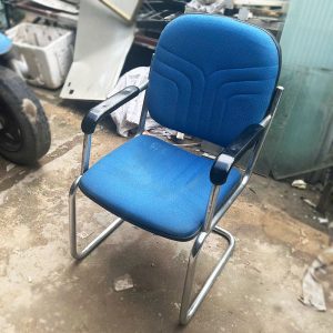 Ghế Chân Quỳ Nệm Nỉ Xanh Cũ