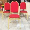Ghế Nhà Hàng Đệm Đỏ Khung Sắt Mới 99%