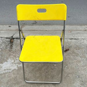 Ghế Nhựa Xếp Nhiều Màu Cũ Giá Rẻ