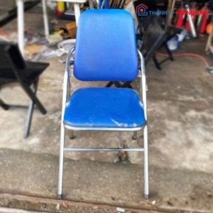 Ghế Xếp Lưng Cao Nệm Đỏ Cũ (Nhiều Màu)