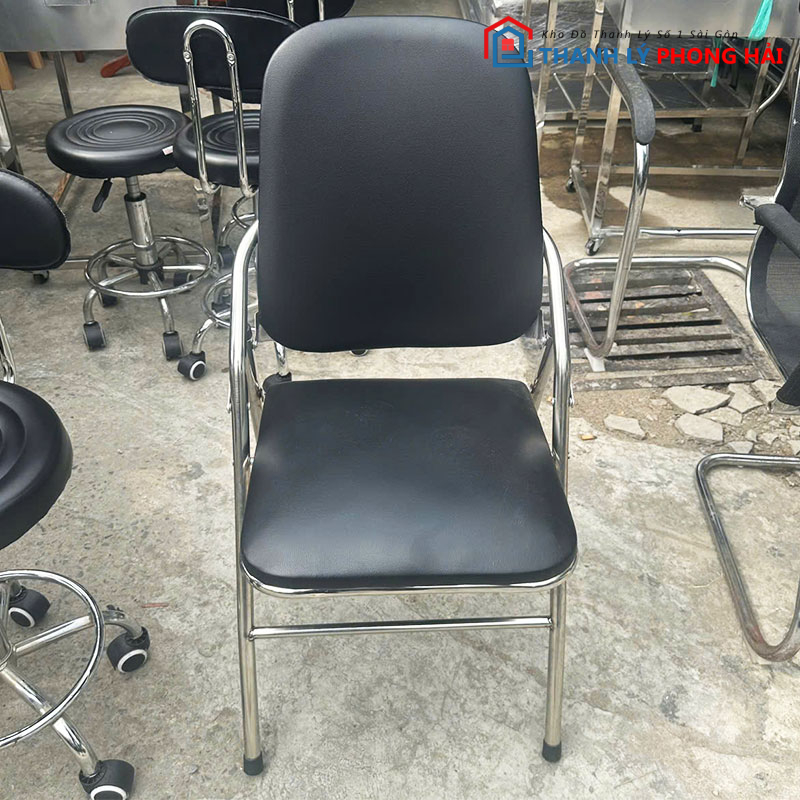 ghe-xep-lung-cao-nem-do-cu Ghế Xếp Lưng Cao Nệm Đỏ Cũ (Nhiều Màu)