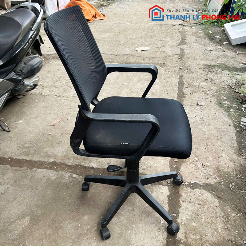 ghe-xoay-hoa-phat-lung-luoi-cu-1 Ghế Xoay Hòa Phát Lưng Lưới Cũ Thoáng Khí