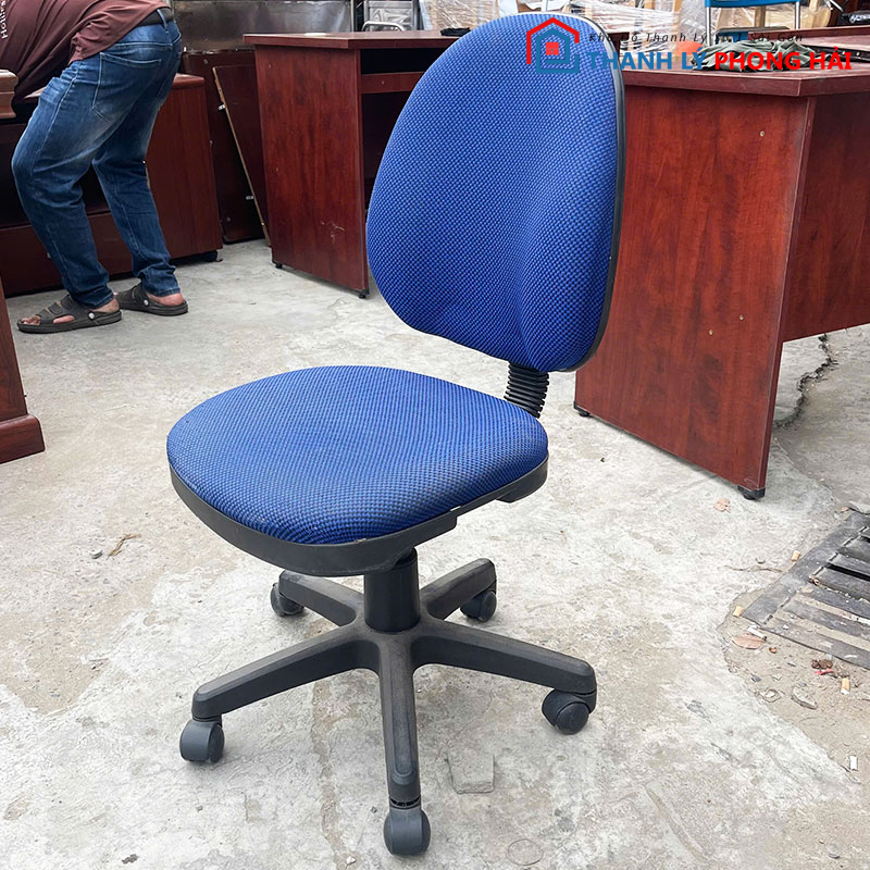 ghe-xoay-khong-tay-vin-dem-vai-1-2 Ghế Xoay Không Tay Vịn Đệm Vải Cũ (Nhiều Màu)