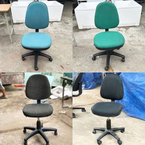 Ghế Xoay Không Tay Vịn Đệm Vải Cũ (Nhiều Màu)