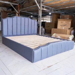 Giường Bọc Da Sọc Hiện Đại Mới 99% (Nhiều Màu)