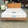 Giường Gỗ 1m6 Cũ Kèm Nệm Cao Cấp 25p