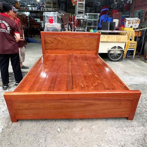 Giường Gỗ Xoan 1m6 Chắc Chắn, Bền Đẹp Cũ