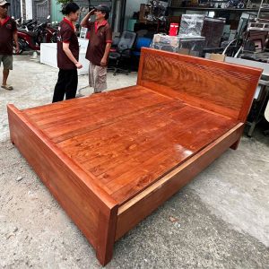 Giường Gỗ Xoan 1m6 Chắc Chắn, Bền Đẹp Cũ