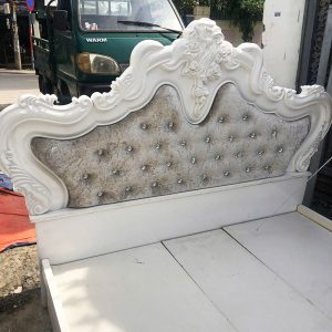 Giường Hoàng Gia Bọc Nệm Đầu Giường 1m6 Cũ