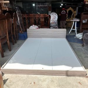 Giường Ngủ Gỗ MDF Kèm Nệm 1m6 Cũ