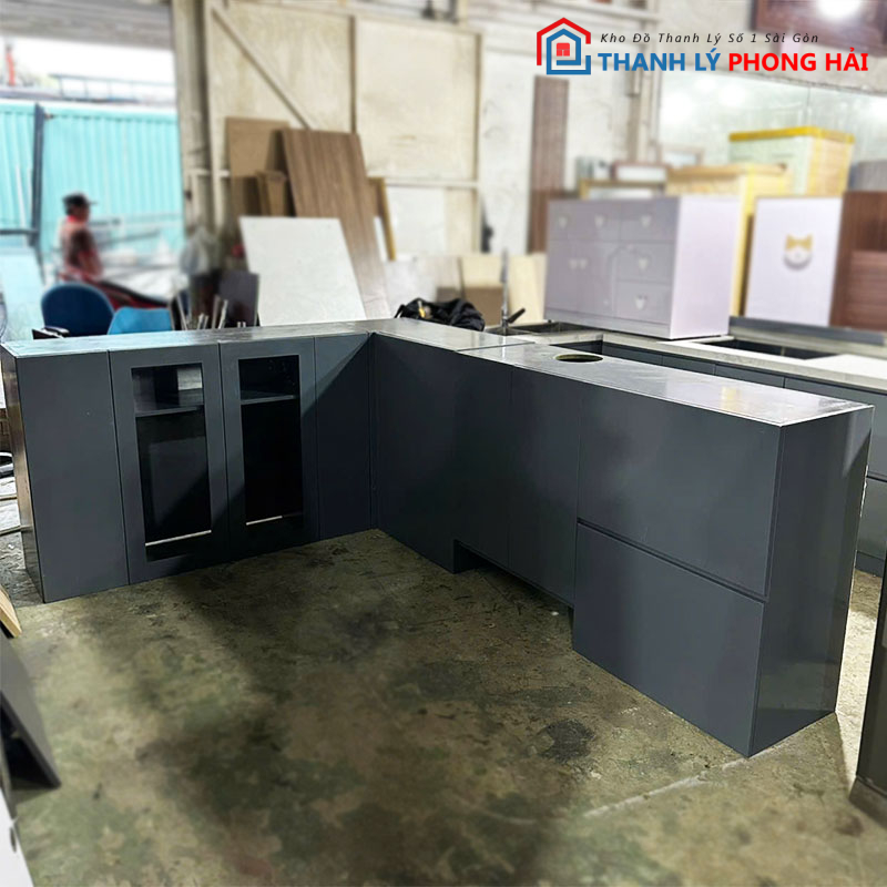 he-tu-bep-tren-duoi-goc-l-cu Hệ Tủ Bếp Trên Dưới Góc L Cũ