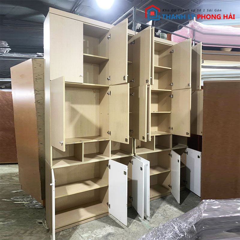 he-tu-ho-so-2m4-nhieu-ngan-cu-1 Hệ Tủ Hồ Sơ 2m4 Nhiều Ngăn Cũ