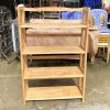 Kệ Sách 4 Tầng 80cm Gỗ Cao Su Mới 99%