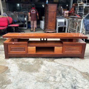 Kệ Tivi Gỗ Tự Nhiên 2m Sang Trọng Cũ