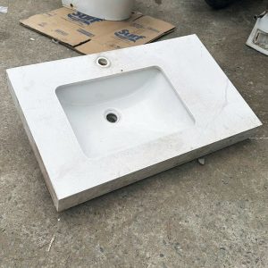 Lavabo 80cm Mặt Đá Sang Trọng Cũ