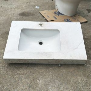Lavabo 80cm Mặt Đá Sang Trọng Cũ