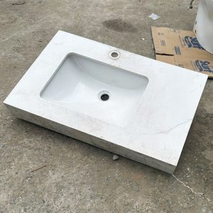 Lavabo 80cm Mặt Đá Sang Trọng Cũ