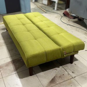 Sofa Bed Bọc Vải Xanh 1m6 Cũ