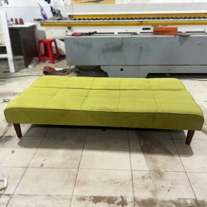 Sofa Bed Bọc Vải Xanh 1m6 Cũ
