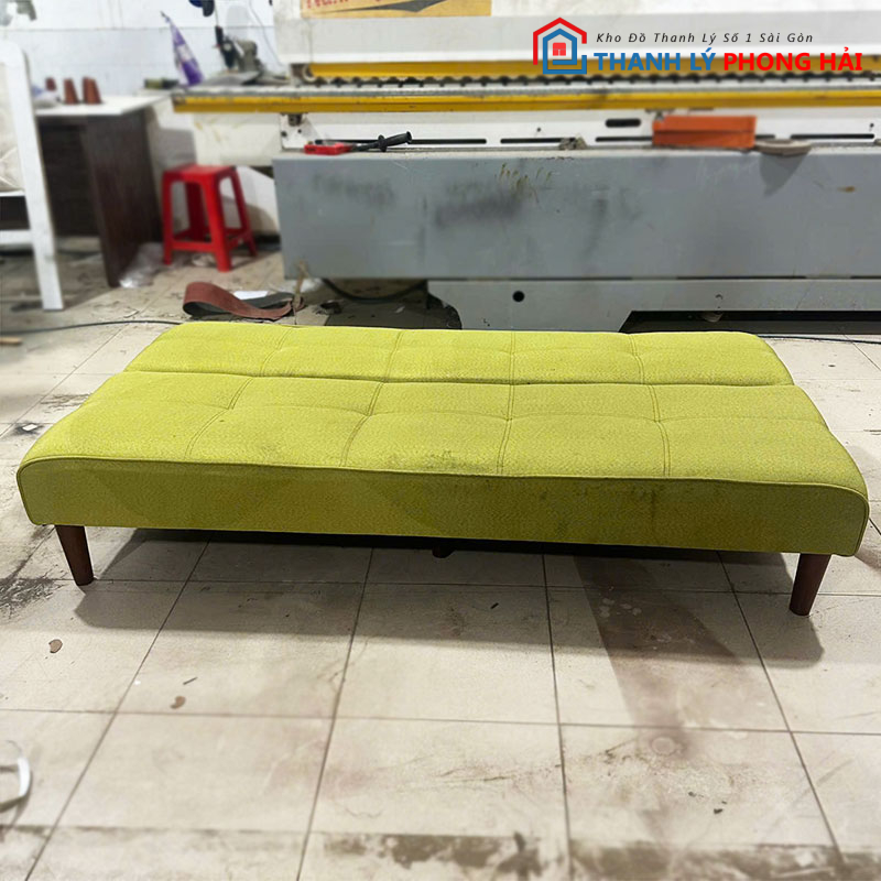 sofa-bed-boc-vai-xanh-1m6-cu-3 Sofa Bed Bọc Vải Xanh 1m6 Cũ