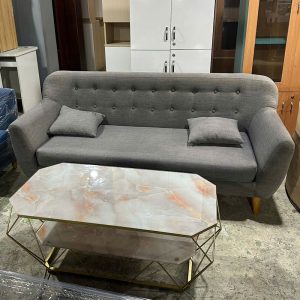 Sofa Vải Bố Màu Xám 1m8 Cũ