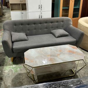 Sofa Vải Bố Màu Xám 1m8 Cũ