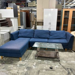 Sofa Vải Xanh Góc L 2m6 Cũ