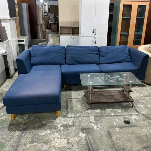 Sofa Vải Xanh Góc L 2m6 Cũ