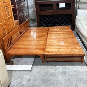 Trường Kỷ Gỗ 1m6 Cũ Mở Thành Giường