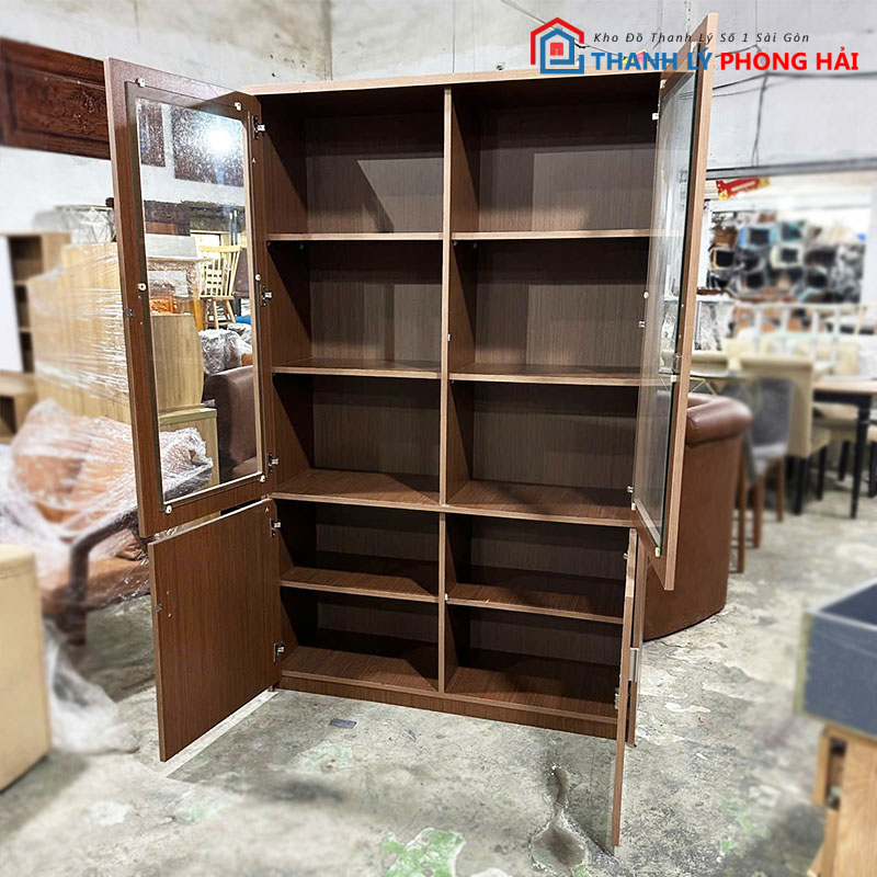tu-ho-so-2-canh-kinh-1m2-cu-1 Tủ Hồ Sơ 2 Cánh Kính 1m2 Cũ