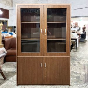 Tủ Hồ Sơ 2 Cánh Kính 1m2 Cũ