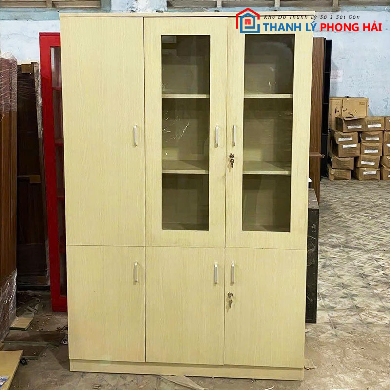 tu-ho-so-3-canh-moi-99-2 Thanh Lý Tủ Hồ Sơ 3 Cánh Mới 99% (Nhiều Màu)