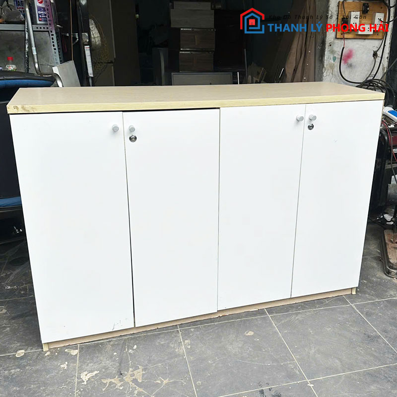 tu-ho-so-4-canh-nhieu-ngan-cu-1 Tủ Hồ Sơ 4 Cánh Nhiều Ngăn Cũ (Nhiều Size)