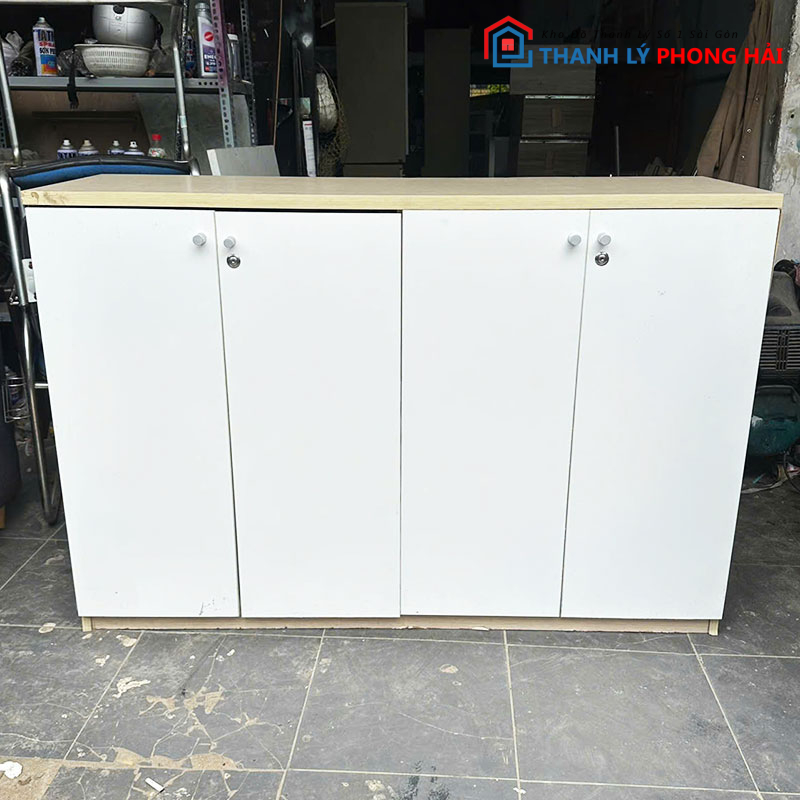 tu-ho-so-4-canh-nhieu-ngan-cu-2 Tủ Hồ Sơ 4 Cánh Nhiều Ngăn Cũ (Nhiều Size)