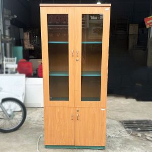 Tủ Hồ Sơ Phối Xanh Cam 80cm Cũ