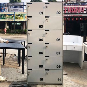 Tủ Locker Gỗ MDF 12 Ngăn 80cm Cũ